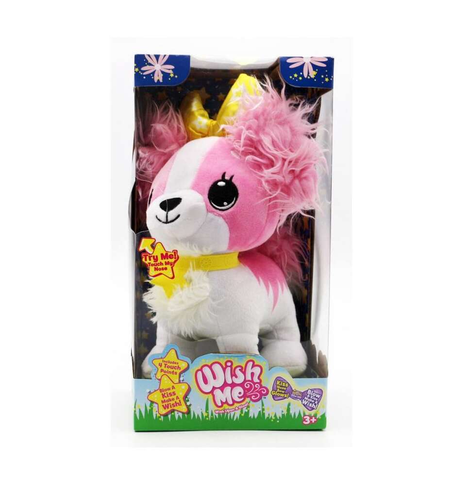 Jay@Play Kívánságpajti Interaktív plüss - Kutya #rózsaszín-fehér