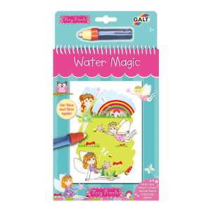 Książka do kolorowania Galt Water Magic Fairy Friends z pisakiem wodnym, 6 wielokrotnego użytku stron, dla dzieci w wieku od 3 lat - Książka dla dzieci i młodzieży
