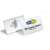 DURABLE Namensschilderhalter mit Clip und Nadel, 40x75 mm, DURABLE "CLICK FOLD", mit Beispiel für eine Visitenkarte