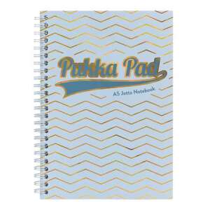 PUKKA PAD A5 Jotta füzet arany chevron mintával - Pukka