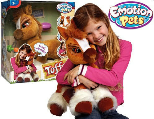 Emotion Pets Toffee Interaktív plüss - Póni 36cm - barna