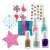 Galt Nail Art set with 5 nail varnishes, nail gems, and stickers