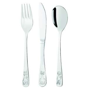 3er-Set Kinderbesteck Carl Schmidt Sohn-Michelangelo, Edelstahl 18/10, 16 cm, Silber 64678837 - Besteck-Sets