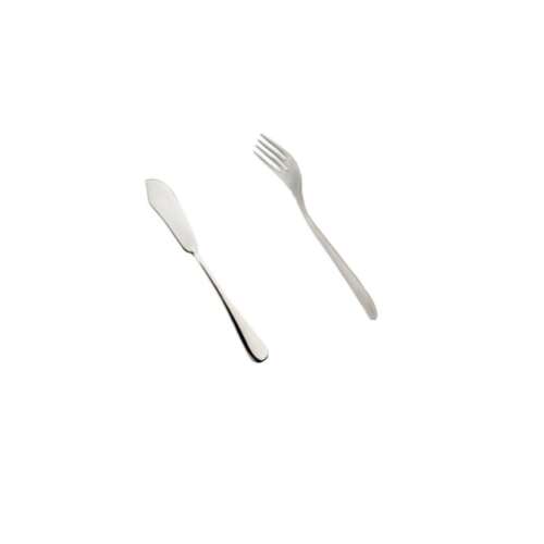 Carl Schmidt Sohn Michelangelo 18/10 Edelstahl Buttermesser und Gabel