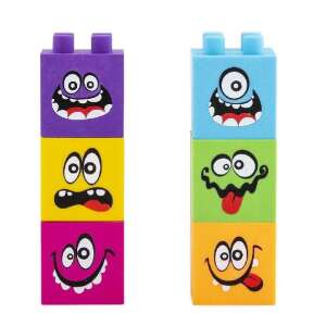 Trendhaus Little Monster Építőkocka Radír - 3db-os Torony