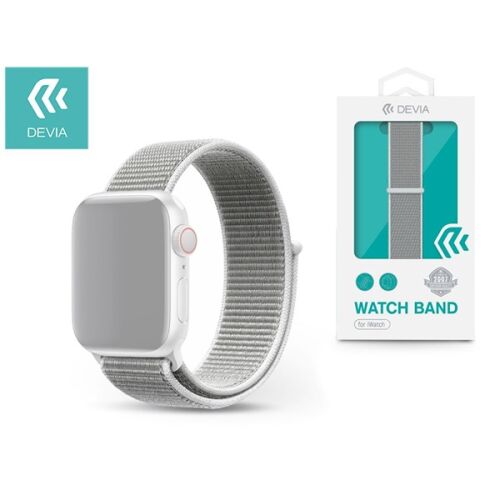 Devia Apple Watch 38/40mm Ezüstszürke Szövet Szíj