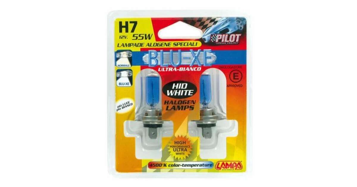 Lampa Blu-Xe 12V H7 55W izzó pár (bliszter) (0158196)