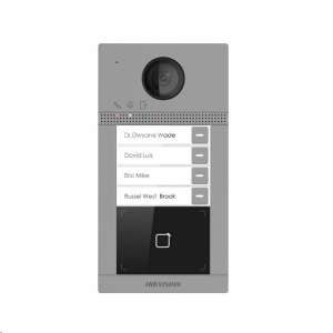 Hikvision DS-KV8413-WME1 Außen-Video-Gegensprechanlage, 2MP Kamera, 1920 x 1080 Auflösung, Nachtsicht, Mifare-Kartenleser, IP65 wetterfest - Hikvision