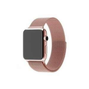 Mybandz Apple Watch 38/40mm Milanese Metal Band in Pink Gold - Smart watch strap