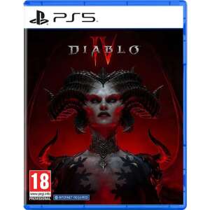 Diablo IV PS5 játék borítója, amelyen Lilith, a gyűlölet lánya látható - Plaion