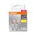 Balenie 2 žiaroviek Osram Base LED E14 4W Filament