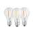 Osram BASE Clas LED light bulb E27 7W warm white filament (3 pack)
