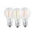 Osram BASE Clas LED light bulb E27 7W warm white filament (3 pack)