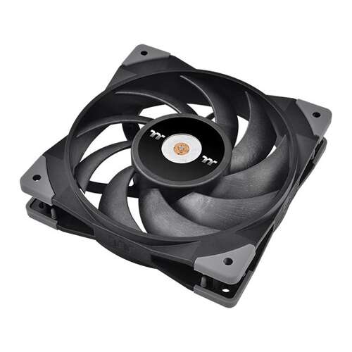 Thermaltake TOUGHFAN 12 fekete 120mm PC ventilátor, ferde nézet