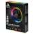 ARCTIC BioniX P120 A-RGB 120mm PC fan, packaging, black with rainbow ring