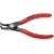 KNIPEX 48 21 J11 Internal Circlip Pliers for holes, 12-25 mm