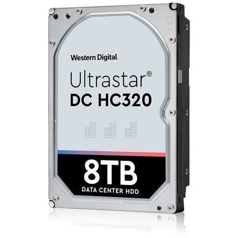 Western digital hgst ultrastar 7k8 3.5" 8tb 7200rpm 256mb sata3 (...