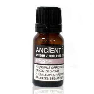 Ancient Wisdom Izsóp Illóolaj 10ml, Hyssopus Officinalis, gőzdesztillált - Légfrissítő