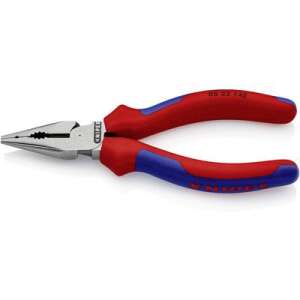 Cleşte combinat Knipex 145 mm cu mânere roșii și albastre - Unelte de mână