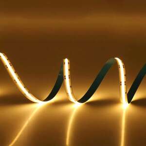 COB LED strip, warm white, 24V, 11W/m, 312 LEDs/meter, 10m - LED Strip