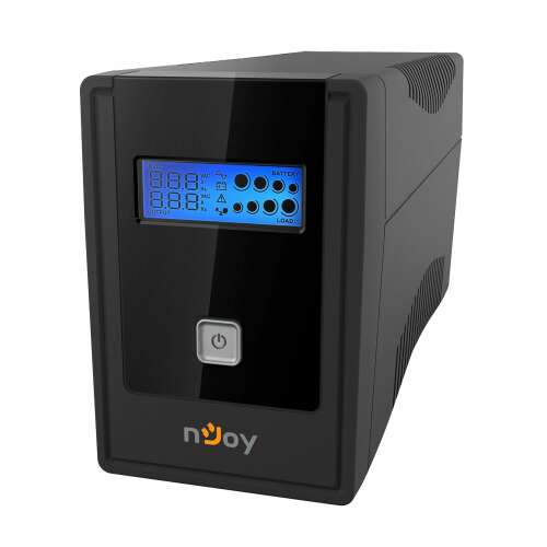 Изглед под ъгъл на Njoy CADU 850VA Line Interactive UPS