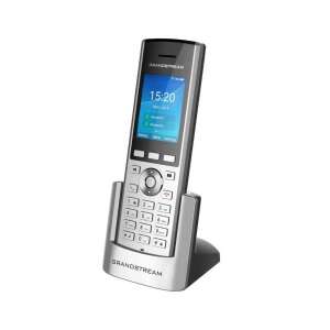 Telefon IP Grandstream WP820 WiFi, srebrny, z podstawką ładującą - Sprzęt VoIP