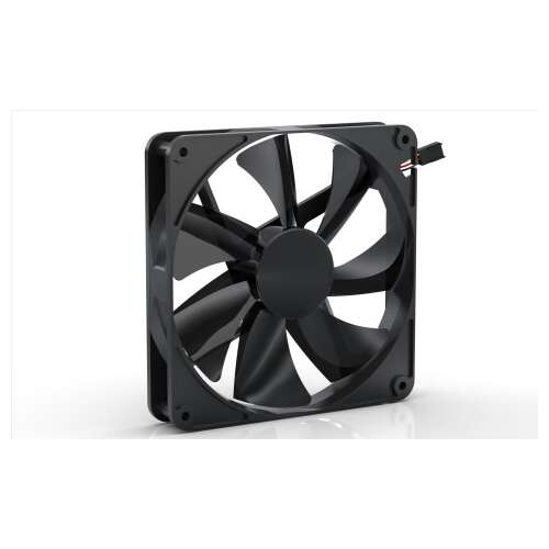 Noiseblocker BlackSilent PRO PK-PS 14cm PC ventilátor, fekete, 140mm - Noiseblocker