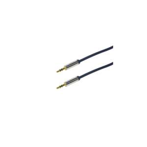 LogiLink 3.5mm Stereo Audio Cable, 1m, Blue - Cable & accessory