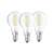 3 pachete Osram BASE Clas LED beci E14 4W glob mic warm white filament