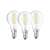 3 pachete Osram BASE Clas LED beci E14 4W glob mic warm white filament
