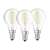 Becuri LED Osram BASE Clas E14 4W glob mic alb cald filament, pachet de 3