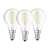 Becuri LED Osram BASE Clas E14 4W glob mic alb cald filament, pachet de 3