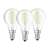 Becuri LED Osram BASE Clas E14 4W glob mic alb cald filament, pachet de 3