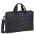 RivaCase Regent 8059 17.3 inch laptop bag, black, side view with shoulder strap