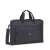 RivaCase Regent 8059 17.3 inch laptop bag, black, side view with shoulder strap
