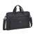 RivaCase Regent 8059 17.3 inch laptop bag, black, side view with shoulder strap