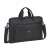 RivaCase Regent 8059 17.3 inch laptop bag, black, side view with shoulder strap