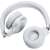 JBL LIVE 460NC бели безжични слушалки с шумопотискане, изглед под ъгъл