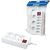 LogiLink LPS201 power strip with 9 outlets and child protection, packaged and unpackaged