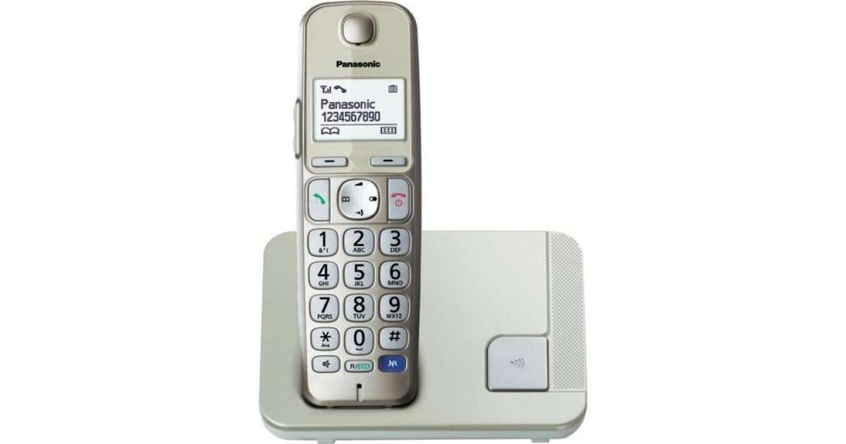 Panasonic KX-TGE210PDN DECT-Schnurlostelefon weiß (KX-TGE210PDN)