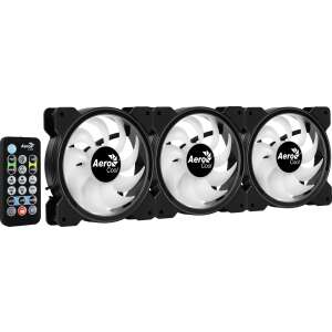 Aerocool Saturn 12F ARGB Pro RGB LED 12cm 3ks + ovládač (ACF3-ST10247.01)