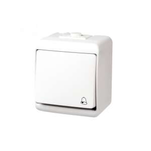 Aquastar GAO doorbell button, white - Light Switch