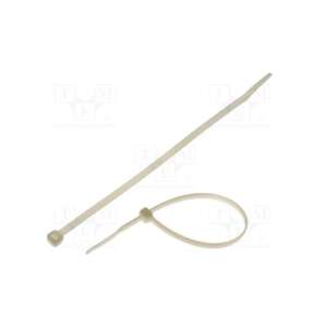 USE 200x3,5mm białe opaski zaciskowe, 50 sztuk - Home by Somogyi