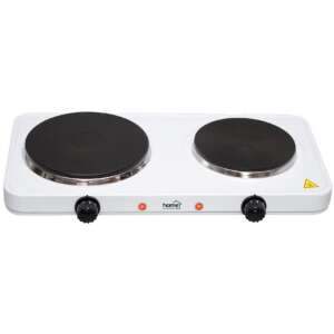 Plita inox, Home HG R 04S, 2 trepte de putere, portabila, 2 ochiuri