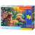 Castorland Magical Morning 100 piece jigsaw puzzle box, featuring two cats in a field of flowers with butterflies and bubbles