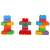 Ábrák építve Marionex Junior színes műanyag építőkockákkal, kreatív játék gyerekeknek