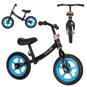 Black and blue Fix Balance trike, a balance bike for toddlers, with adjustable seat and handlebars - Kik