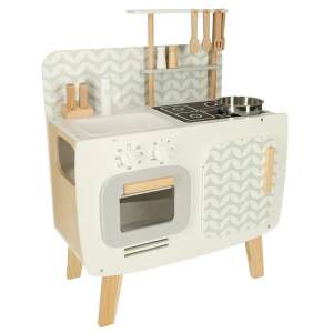 LULILO retro white wooden play kitchen with accessories - Play Kitchen & Toy Kitchen