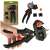 Professional grafting tool with 3 interchangeable blades, black and orange, in hand