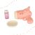 Soap bubble gun soap bubbles with wings pink 66831377